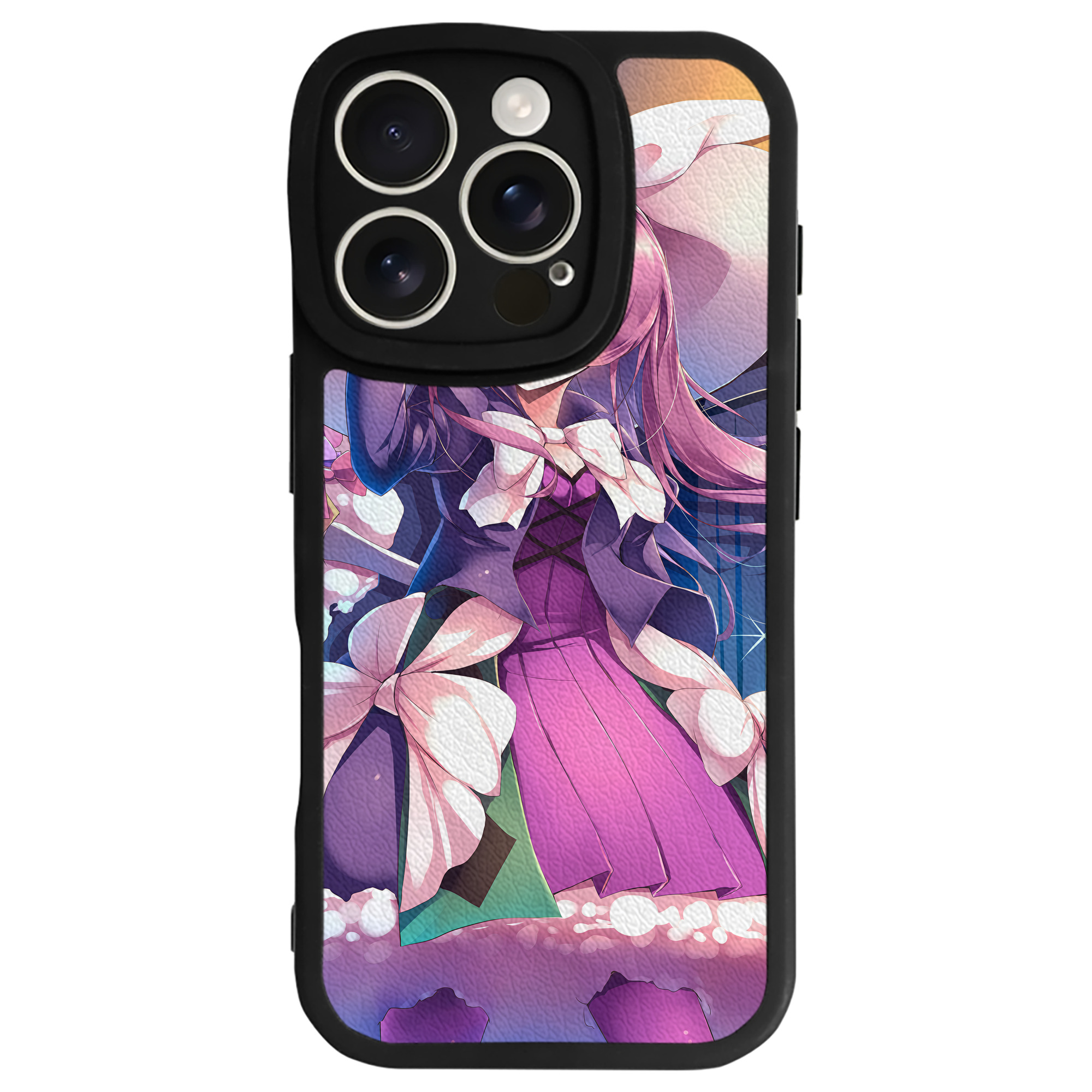 （画像用） 遊☆戯☆王 Yu-Gi-Oh! 【iPhone 16シリーズ対応】シリコンスマホケース（レザー調） 材質：シリコン